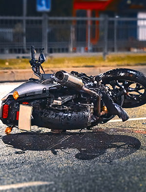 motorcycle wreck