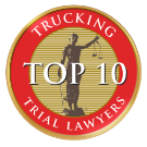 trucking top 10 trial lawyers logo